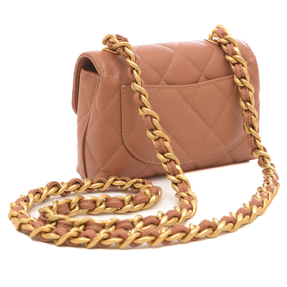 Chanel Matelasse Chain Shoulder Bag Brown - Picture 2 of 7